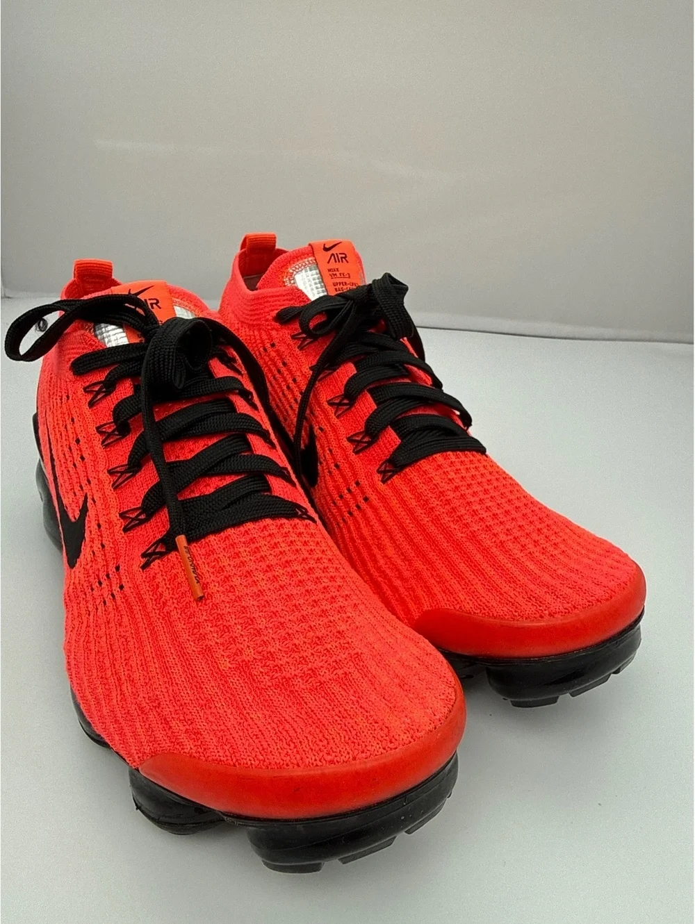 Nike Air VaporMax 3.0 Flyknit Flash Crimson Red Black AJ6900-608 Men's 7.5